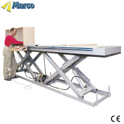 Tableau de levage à ciseaux jumeaux de 1 tonne pour grue d'entrepôt M1-010090-D22L homologué CE