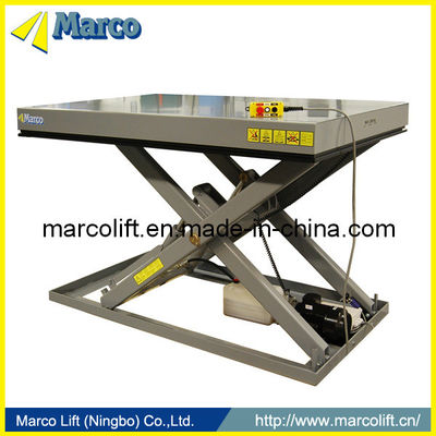 Tableau de levage à ciseaux unique de 2-3 tonnes Marco avec conception durable et équipement lourd homologué CE