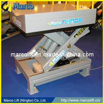 4 5 tonnes Marco table élévatrice à ciseaux simples avec niveau de poids de capacité de charge CE approuvé