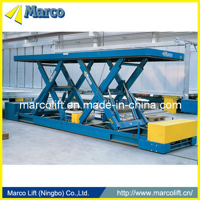 Tableau de levage à deux ciseaux Marco stationnaire de 4 tonnes avec capacité de charge de poids